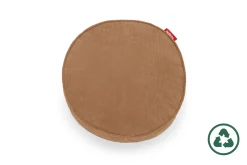 Pill Pillow Cord Dekorative Kissen, braun, 40x40x7 cm