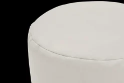 Point Canvas Indoor-Pouf, grau, 50x50x35 cm