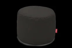 Point Canvas Indoor-Pouf, schwarz, 50x50x35 cm
