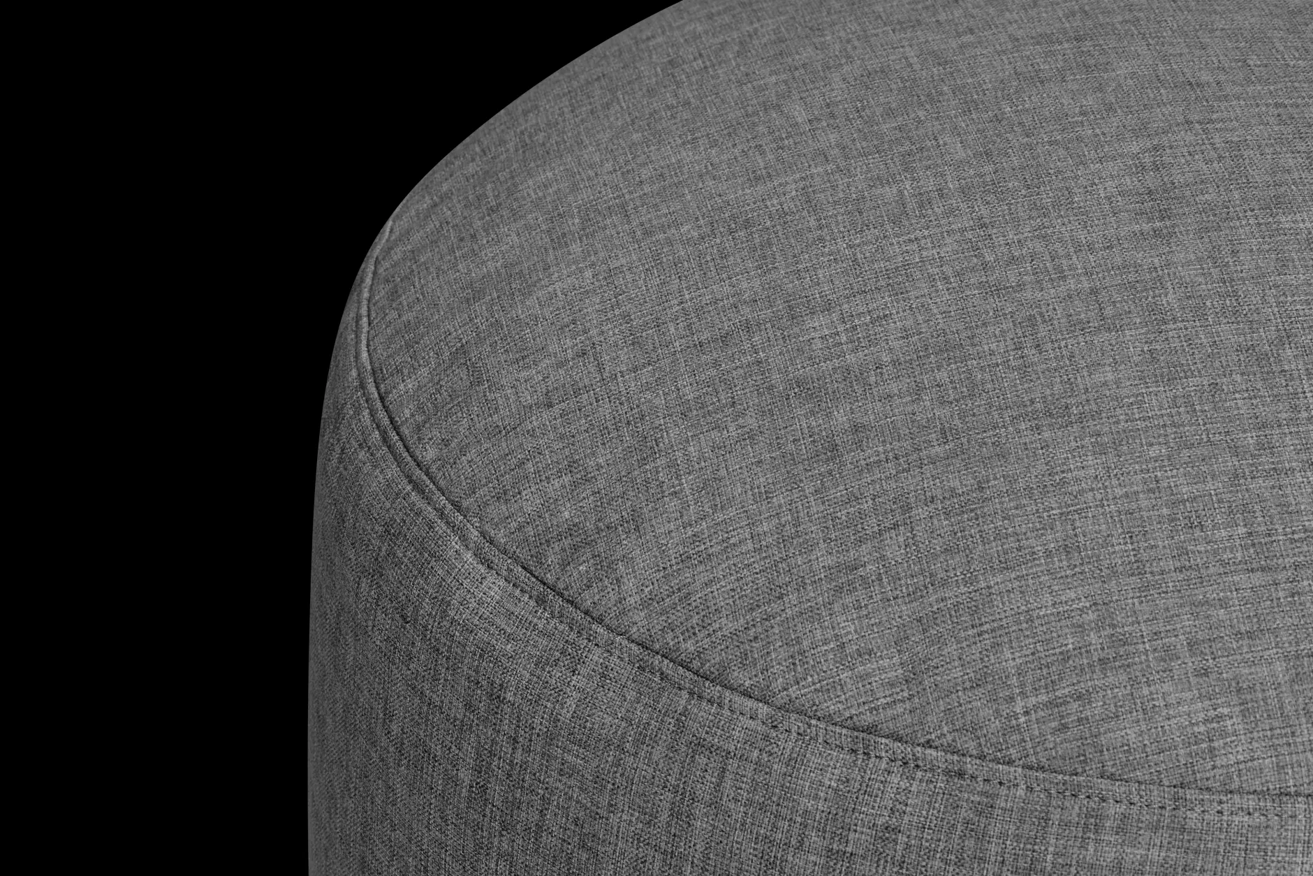 Point Large Outdoor Großer Hocker - für den Außenbereich, grau, 70x70x40 cm