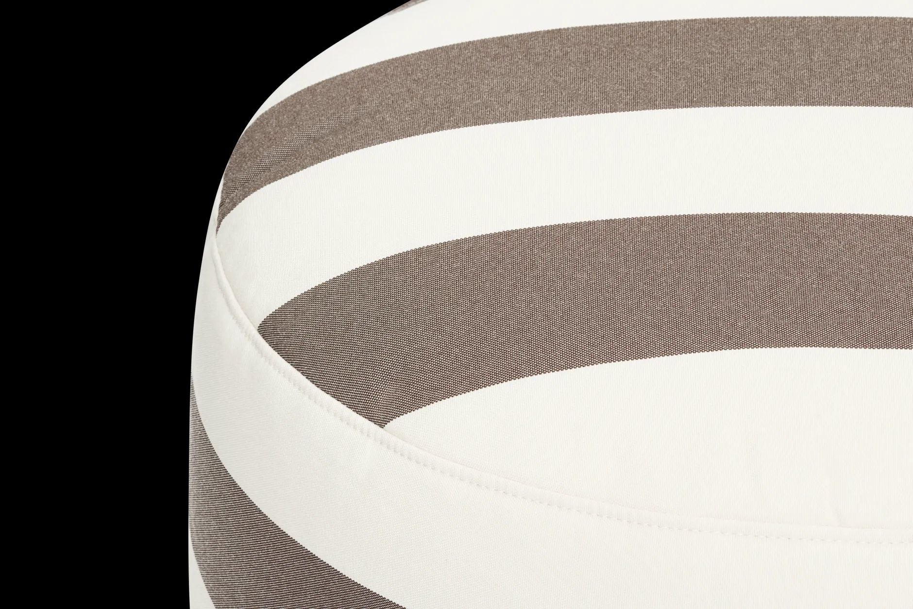 Point Large Outdoor Großer Hocker - für den Außenbereich, braun, 70x70x40 cm