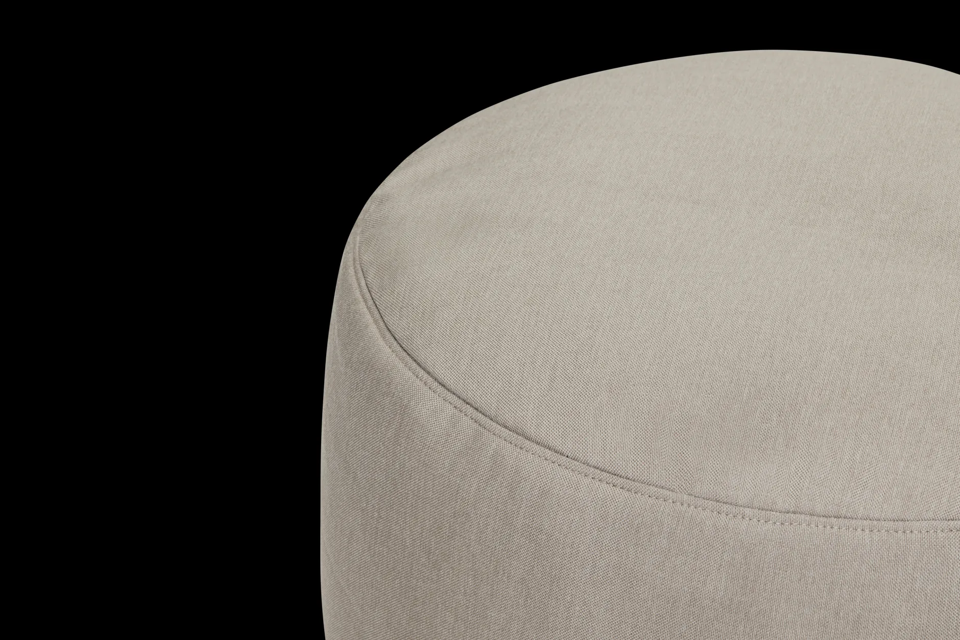 Point Large Outdoor Großer Hocker - für den Außenbereich, grau, 70x70x40 cm