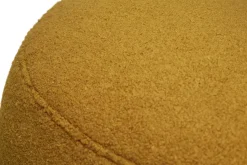 Point Large Sherpa Großer Indoor-Pouf, gold, 70x70x40 cm