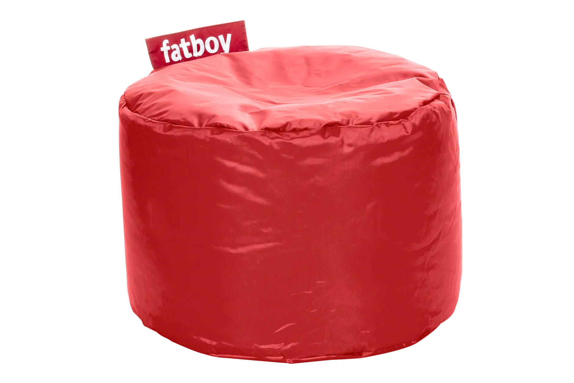 Point Original (Nylon) Indoor-Pouf, rot, 50x50x35 cm