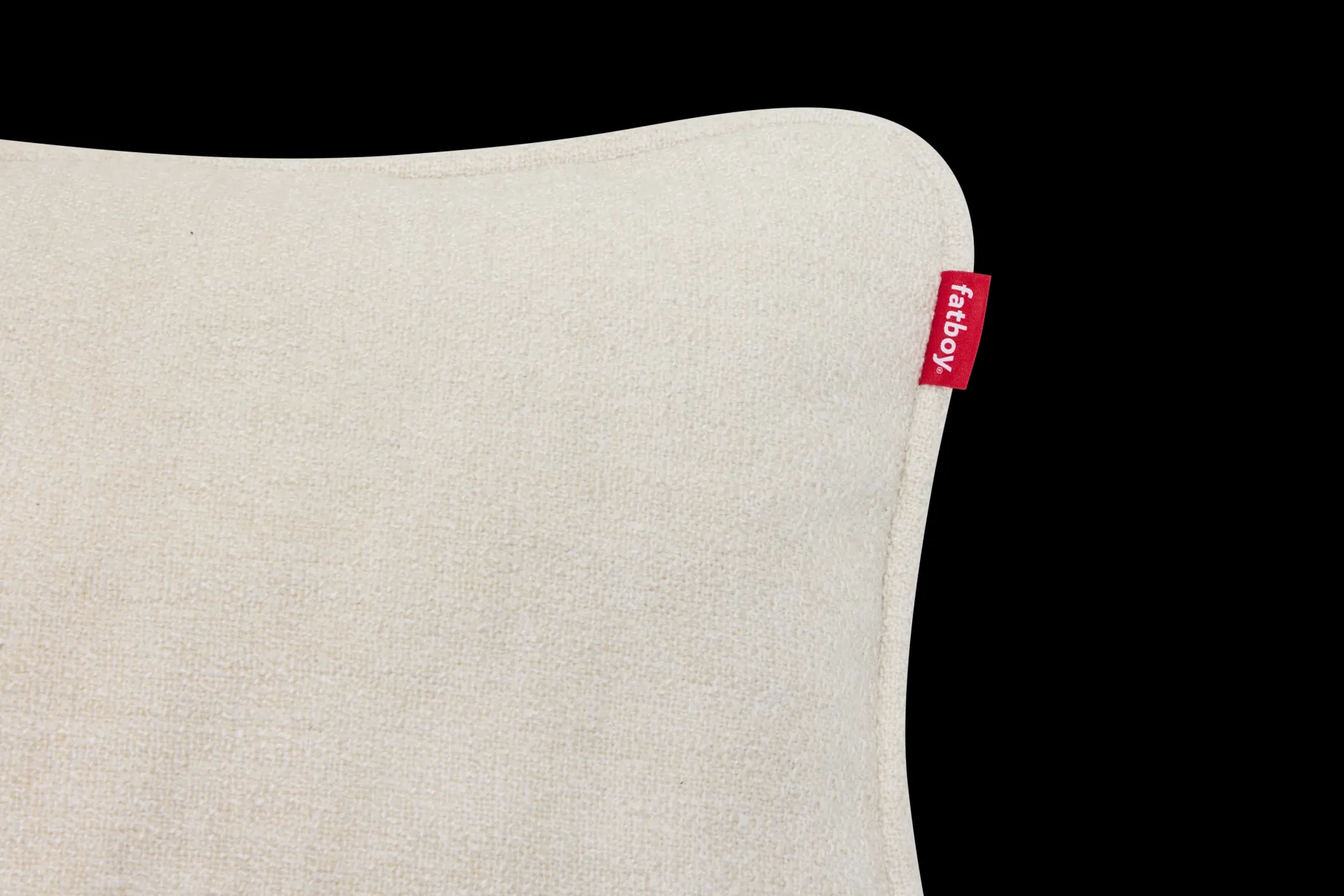 Puff Pillow Boucle Dekokissen, beige, 65x24 cm