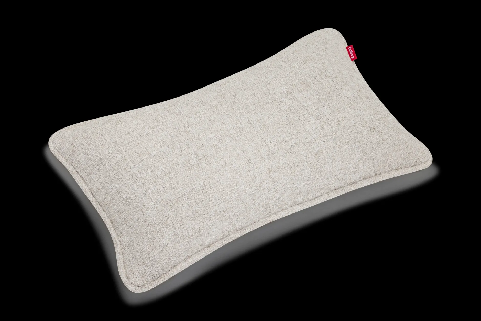 Puff Pillow Boucle Dekokissen, beige, 65x24 cm