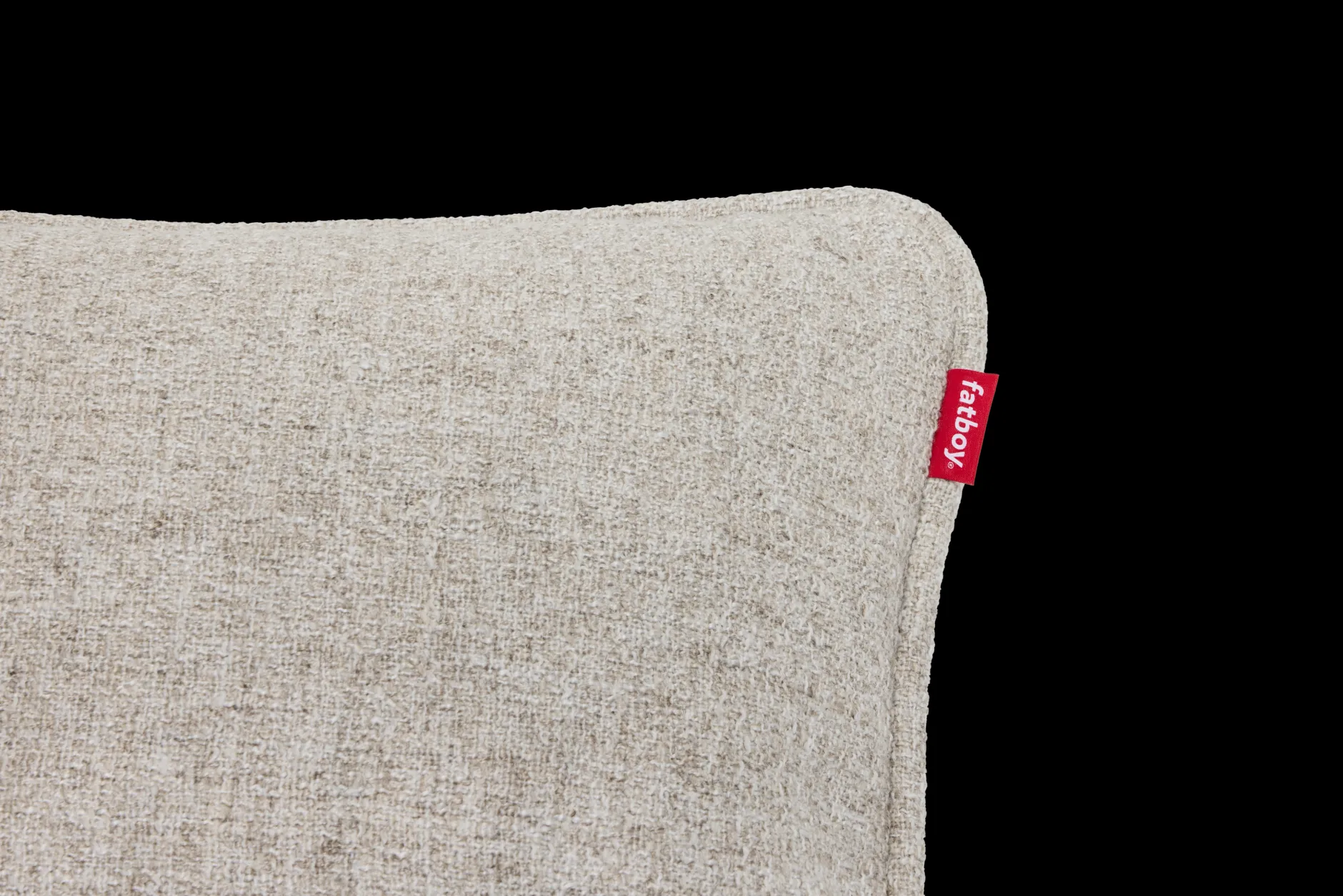 Puff Pillow Boucle Dekokissen, beige, 65x24 cm