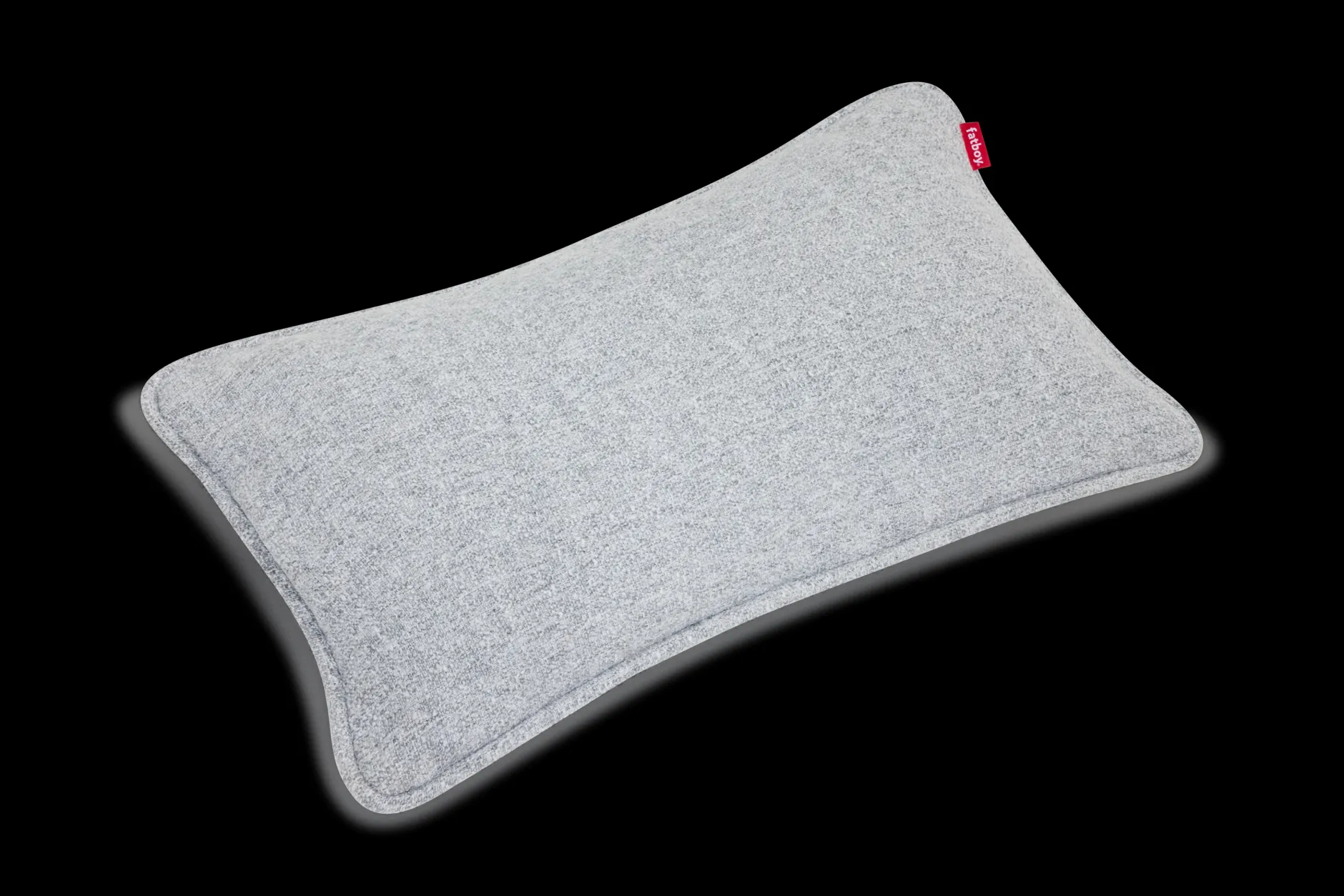 Puff Pillow Boucle Dekokissen, grau, 65x24 cm