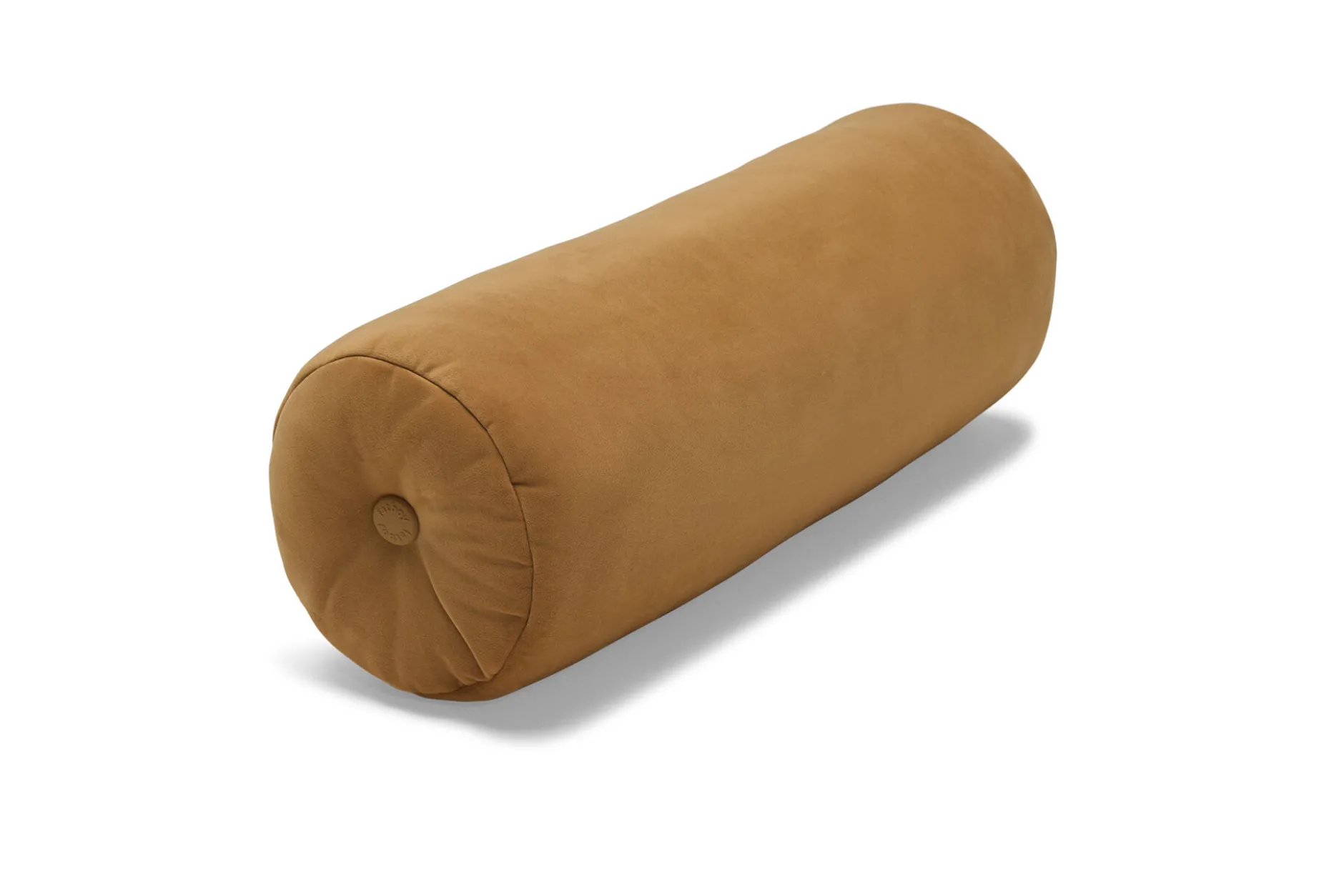 Puff Rolster Pillow Velvet Dekokissen, braun, 65x24 cm