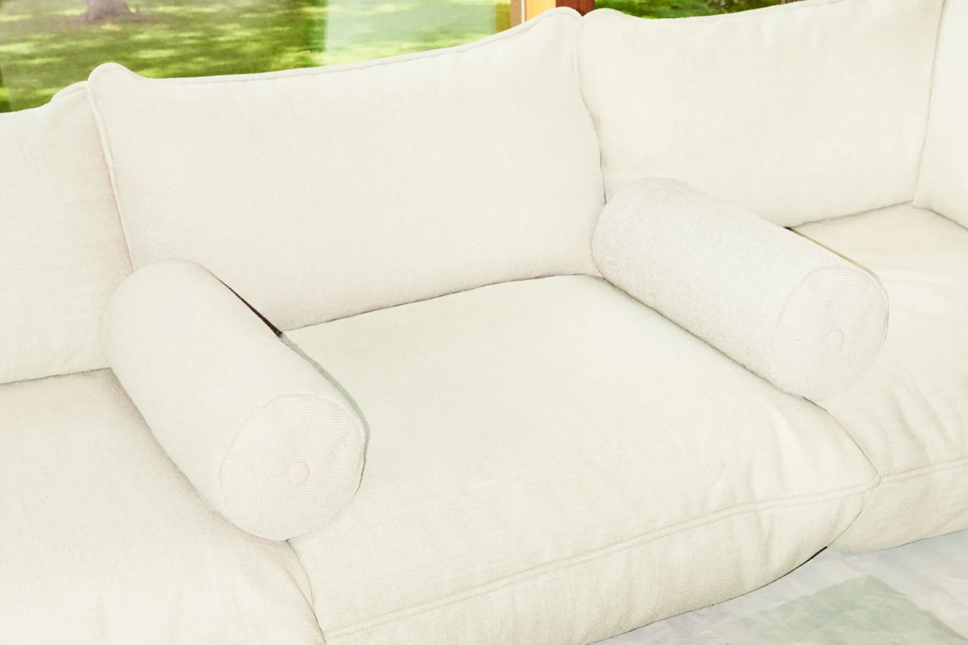 Puff Weave Rolster Pillows Dekokissen, 65x24 cm