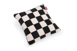 Square Pillow Teddy Kissen aus superweichem Teddy-Stoff, weiß, 50x50 cm