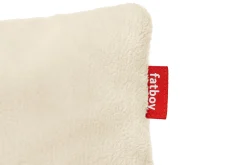 Square Pillow Teddy Kissen aus superweichem Teddy-Stoff, beige, 50x50 cm