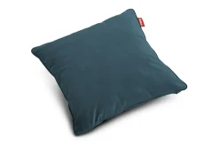 Square Pillow Velvet Dekokissen, blau, 50x50x5 cm