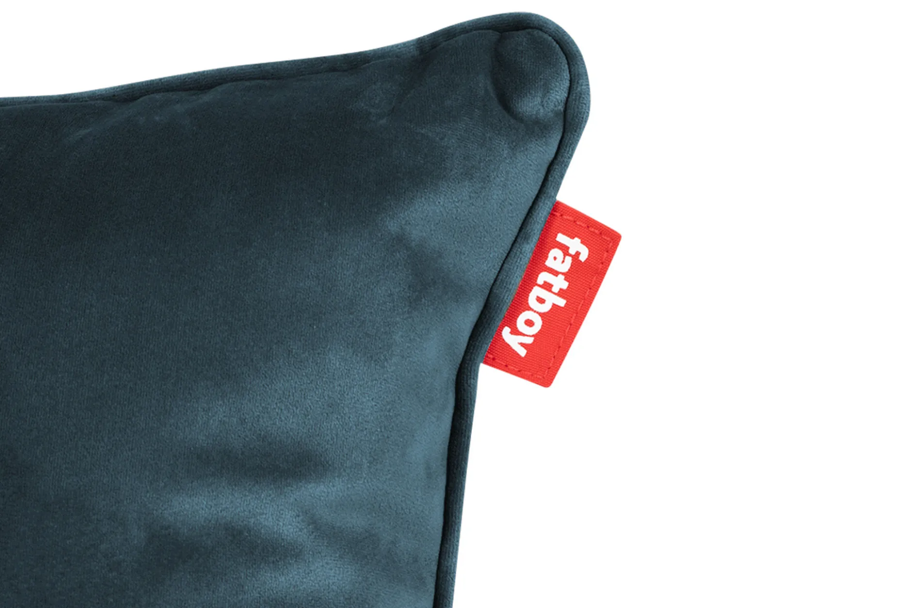 Square Pillow Velvet Dekokissen, blau, 50x50x5 cm