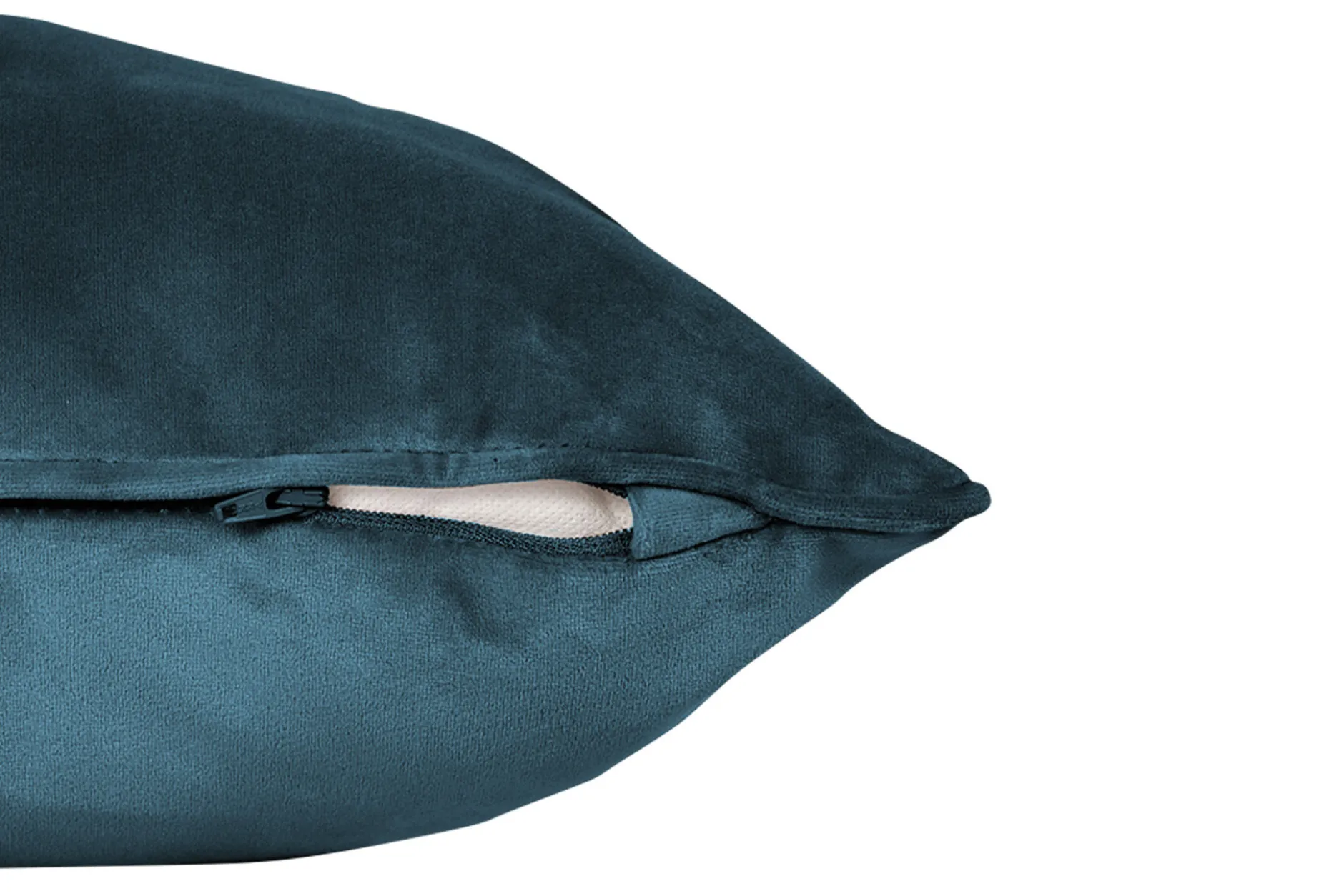 Square Pillow Velvet Dekokissen, blau, 50x50x5 cm