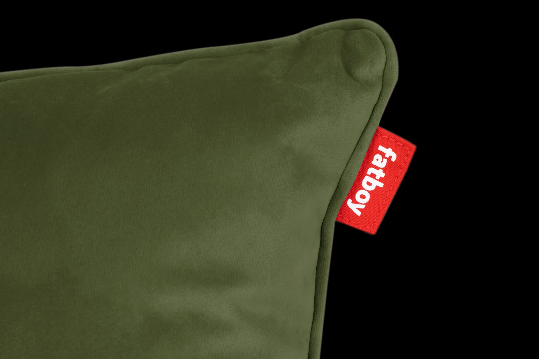 Square Pillow Velvet Dekokissen, grün, 50x50x5 cm