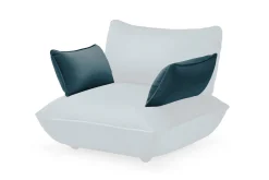 Sumo Armrest Velvet Armlehne, blau, 69x35 cm