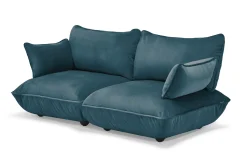 Sumo Armrest Velvet Armlehne, blau, 69x35 cm