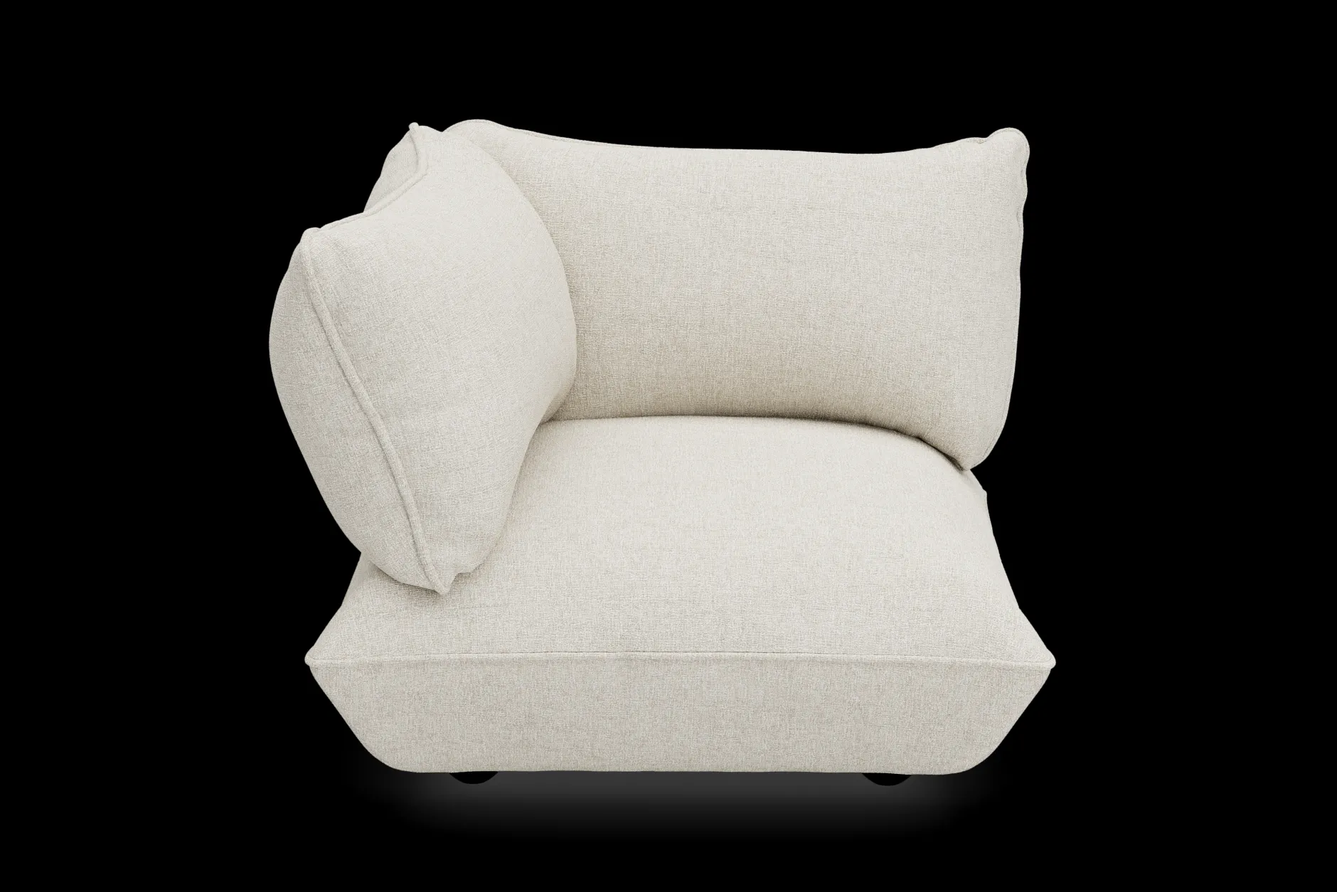 Sumo Corner Seat Boucle Corner Seat, beige, 108x108x90 cm