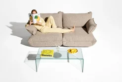 Sumo Corner Seat Boucle Corner Seat, braun, 108x108x90 cm