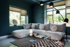 Sumo Corner Sofa Boucle Light Grey Melange Modulares Indoor-Sofa, 301x108x90 cm