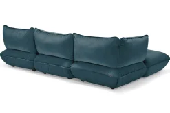 Sumo Corner Sofa Velvet Modulares Indoor-Sofa, 301x108x90 cm