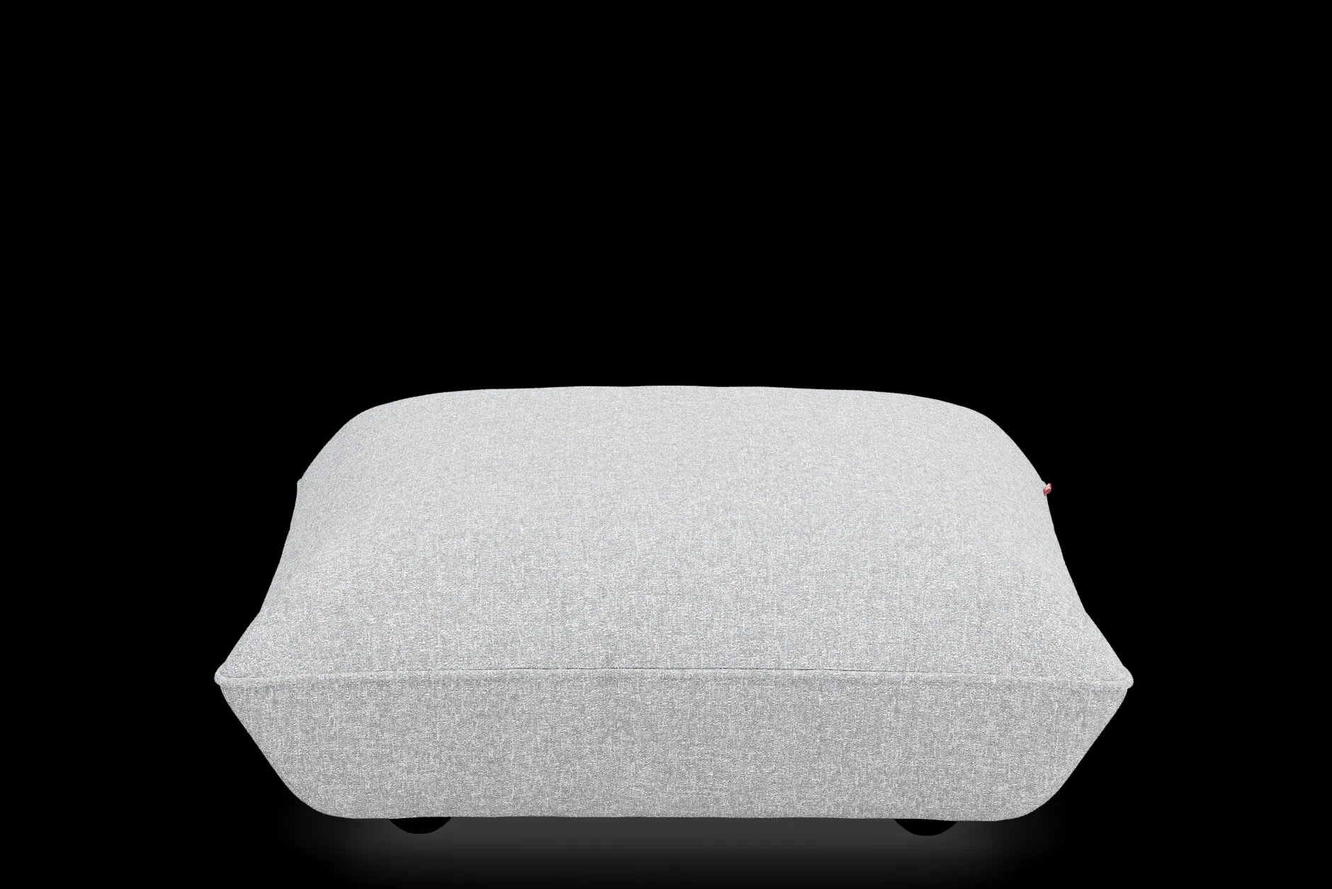 Sumo Hocker Boucle Hocker, grau, 108x108x44 cm