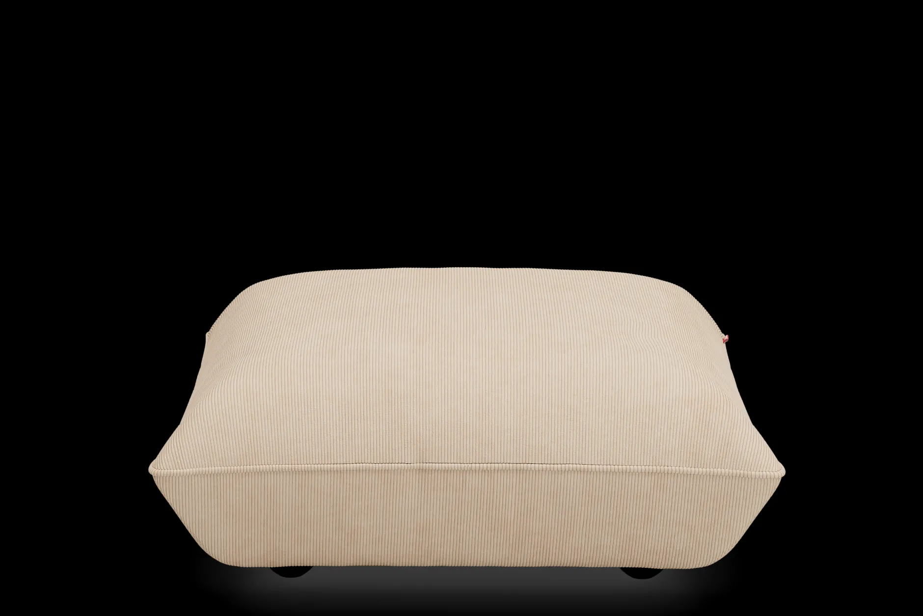 Sumo Hocker Cord Hocker, beige, 108x108x44 cm