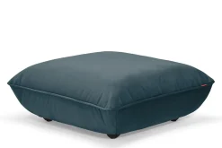 Sumo Hocker Velvet Hocker, blau, 108x108x44 cm