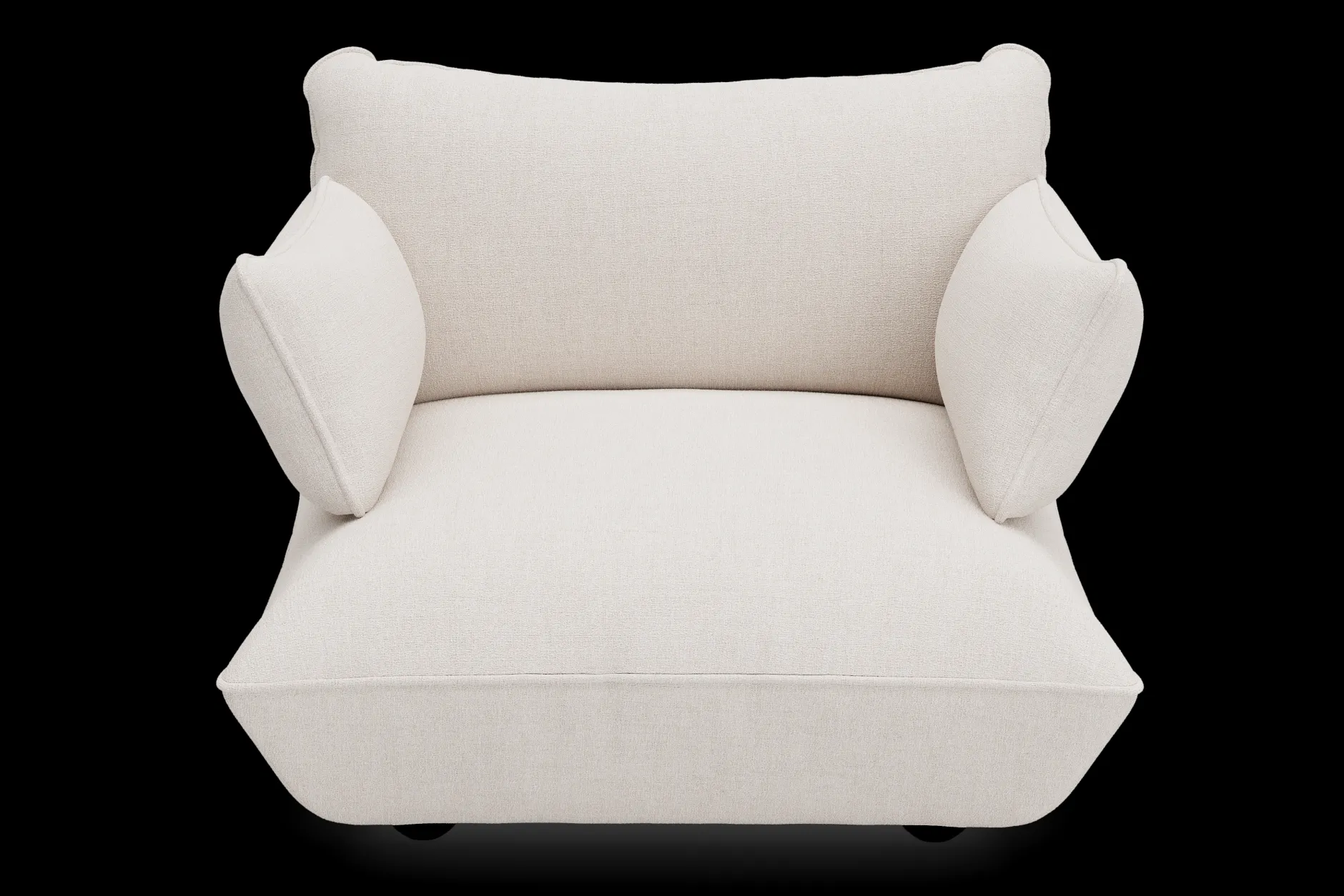 Sumo Loveseat Boucle Creme Loveseat, 114x108x90 cm
