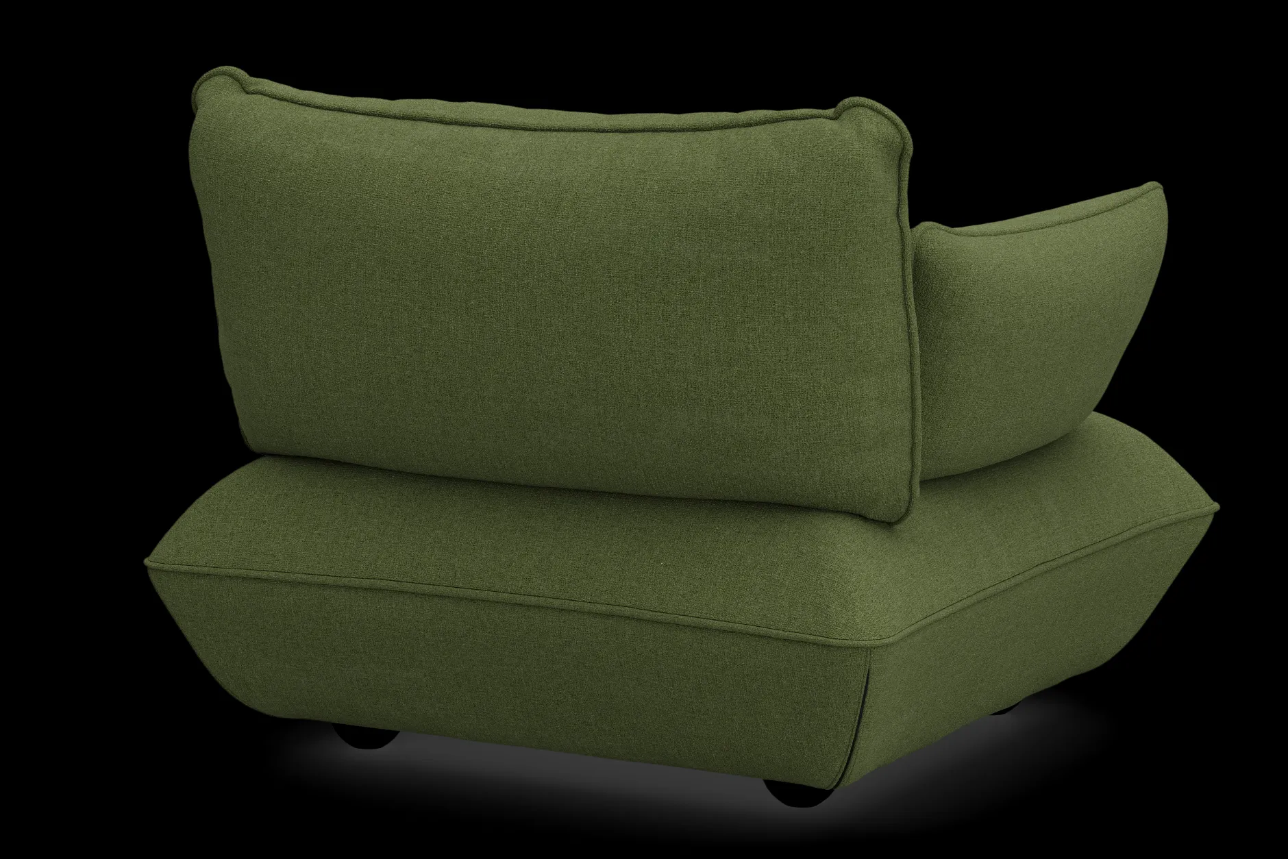 Sumo Loveseat Boucle Leaf Green Loveseat, 114x108x90 cm