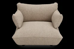 Sumo Loveseat Boucle Light Brown Melange Loveseat, 114x108x90 cm