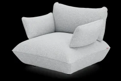 Sumo Loveseat Boucle Light Grey Melange Loveseat, 114x108x90 cm