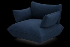 Sumo Loveseat Cord Deep Blue Loveseat, 114x108x90 cm