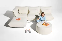 Sumo Seat Boucle Seat, beige, 108x108x90 cm