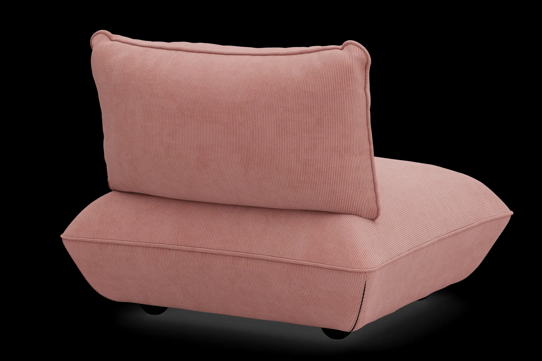 Sumo Seat Cord Seat, rosa, 108x108x90 cm