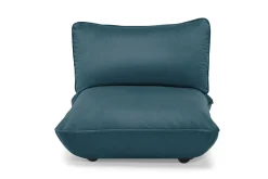 Sumo Seat Velvet Seat, blau, 108x108x90 cm