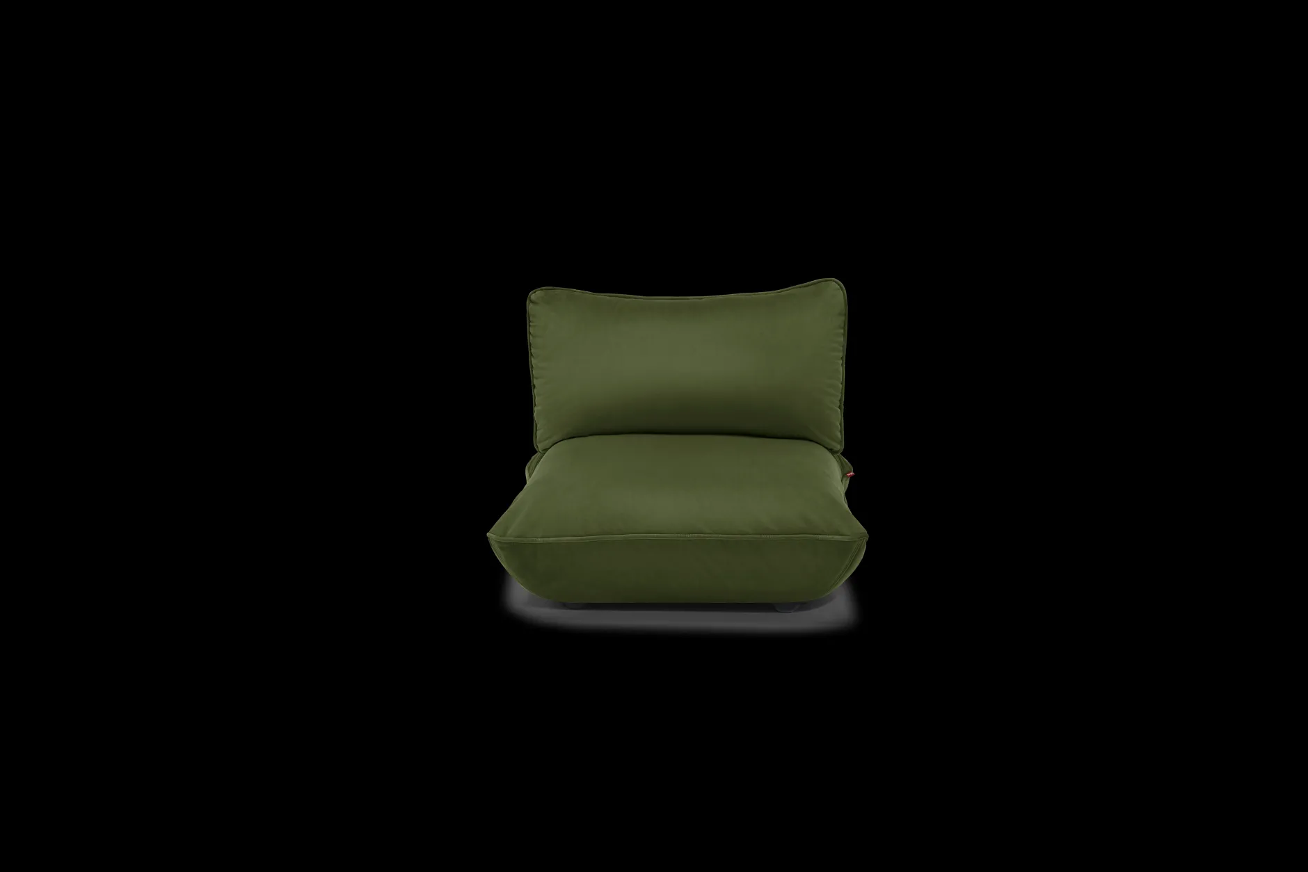 Sumo Seat Velvet Seat, grün, 108x108x90 cm