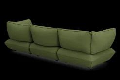 Sumo Sofa Grand Boucle Leaf Green Modulares Indoor-Sofa, 301x108x90 cm