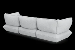 Sumo Sofa Grand Boucle Light Grey Melange Modulares Indoor-Sofa, 301x108x90 cm
