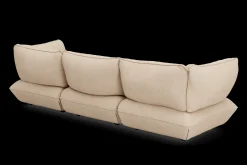Sumo Sofa Grand Cord Beige Modulares Indoor-Sofa, 301x108x90 cm