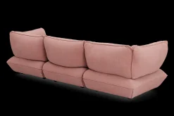 Sumo Sofa Grand Cord Soft Pink Modulares Indoor-Sofa, 301x108x90 cm