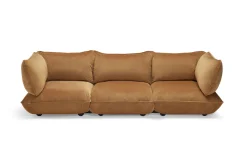 Sumo Sofa Grand Velvet Almond Modulares Indoor-Sofa, 301x108x90 cm