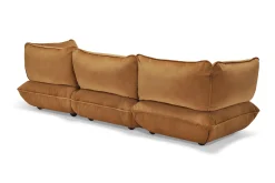 Sumo Sofa Grand Velvet Almond Modulares Indoor-Sofa, 301x108x90 cm