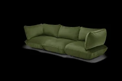 Sumo Sofa Grand Velvet Deep Green Modulares Indoor-Sofa, 301x108x90 cm