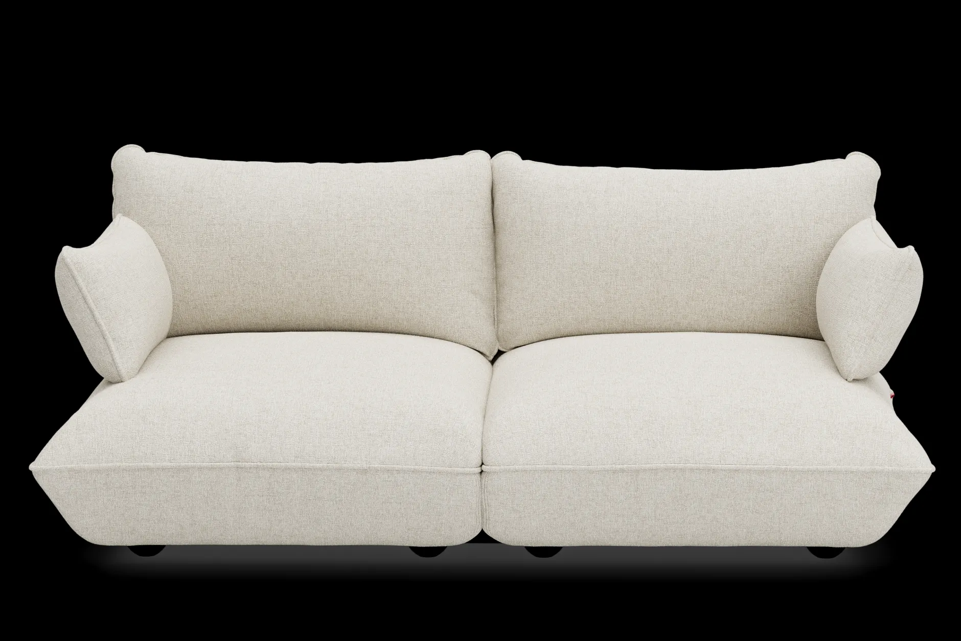 Sumo Sofa Medium Boucle Beige Modulares Indoor-Sofa, 210.5x108x90 cm