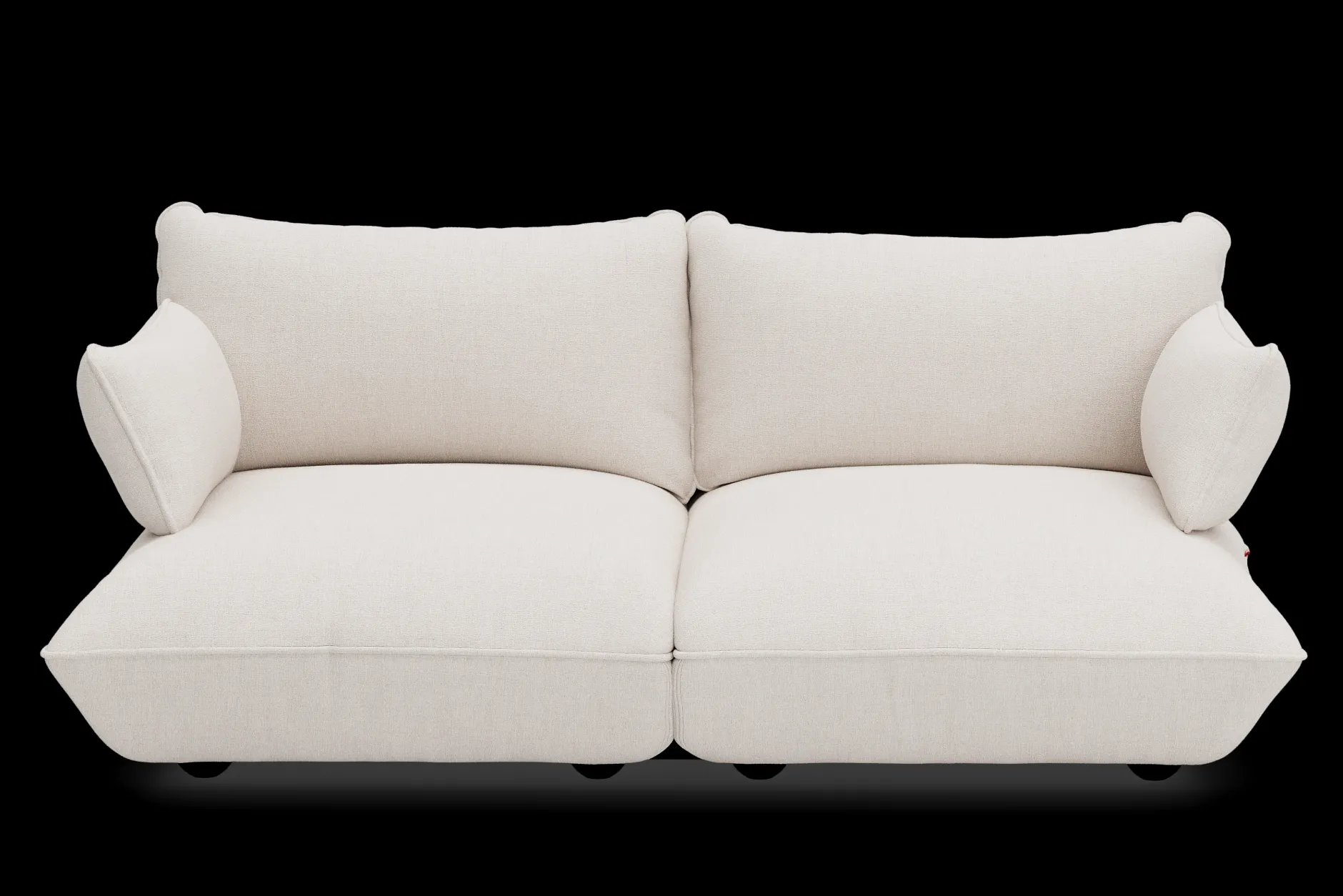 Sumo Sofa Medium Boucle Creme Modulares Indoor-Sofa, 210.5x108x90 cm