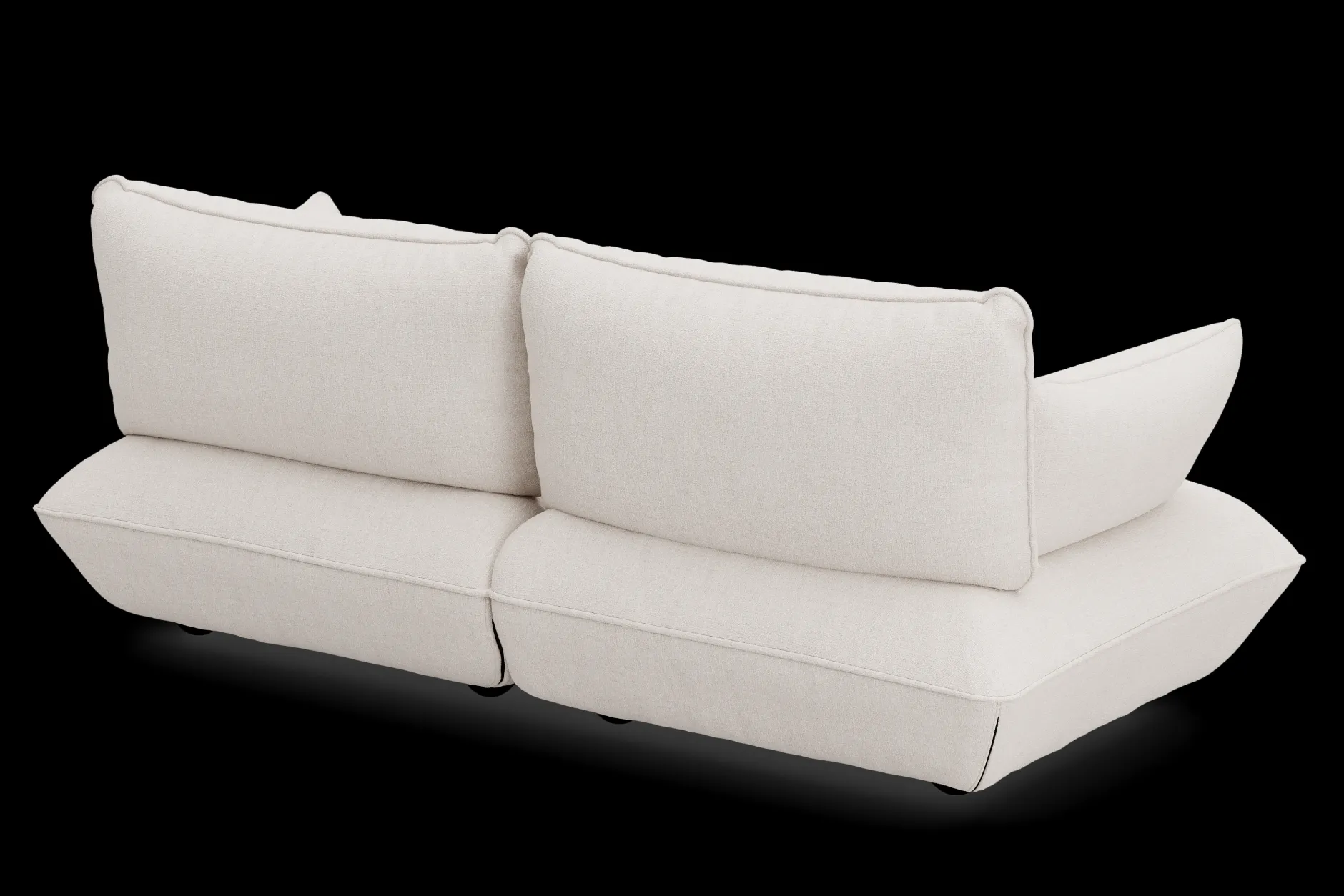 Sumo Sofa Medium Boucle Creme Modulares Indoor-Sofa, 210.5x108x90 cm