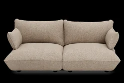Sumo Sofa Medium Boucle Light Brown Melange Modulares Indoor-Sofa, 210.5x108x90 cm
