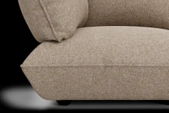 Sumo Sofa Medium Boucle Light Brown Melange Modulares Indoor-Sofa, 210.5x108x90 cm